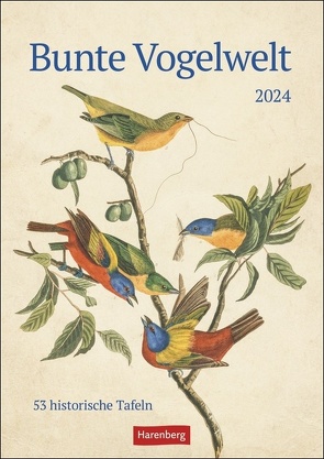 Bunte Vogelwelt Wochenplaner 2024