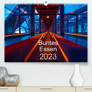 Buntes Essen 2023 (Premium, hochwertiger DIN A2 Wandkalender 2023, Kunstdruck in Hochglanz) von Fritsche,  Klaus