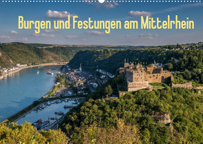 Burgen und Festungen am Mittelrhein (Wandkalender 2022 DIN A2 quer) von Hess,  Erhard, www.ehess.de