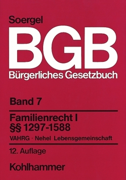 Bürgerliches Gesetzbuch mit Einführungsgesetz und Nebengesetzen (BGB) von Gaul,  Hans Friedhelm, Häberle,  Otmar, Heintzmann,  Walther, Lange,  Hermann, Minz,  Hubert, Schmeiduch,  Dietmar, Soergel,  Hans-Theodor, Vorwerk,  Eckhardt, Winter,  Gerrit, Zimmermann,  Stephan