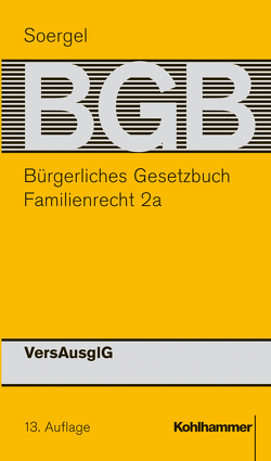 Bürgerliches Gesetzbuch mit Einführungsgesetz und Nebengesetzen (BGB) von Ahrens,  Claus, Becker,  Peter, Borchert,  Günter, Grziwotz,  Herbert, Häussermann,  Röse, Koch,  Robert, Löhnig,  Martin, Matthiessen,  Michael, Minz,  Hubert, Schmeiduch,  Dietmar, Soergel,  Hans-Theodor