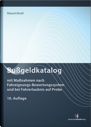 Bußgeldkatalog von Kroll,  Leif Hermann, Reisert,  Gesine