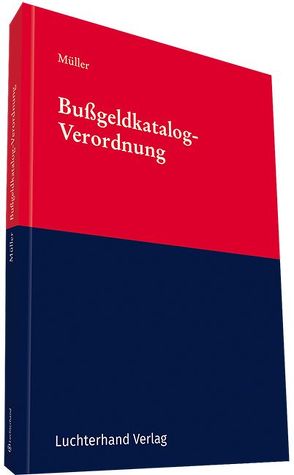 Bußgeldkatalog von Müller,  Dieter