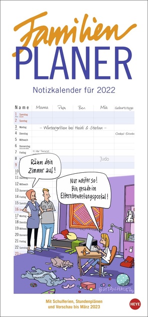 Butschkow: Familienplaner Kalender 2022 von Butschkow,  Peter, Heye