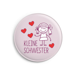 Button: Kleine Schwester