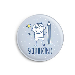 Button: Schulkind für Jungen