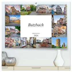 Butzbach Impressionen (hochwertiger Premium Wandkalender 2024 DIN A2 quer), Kunstdruck in Hochglanz von Meutzner,  Dirk