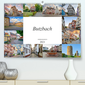 Butzbach Impressionen (Premium, hochwertiger DIN A2 Wandkalender 2021, Kunstdruck in Hochglanz) von Meutzner,  Dirk