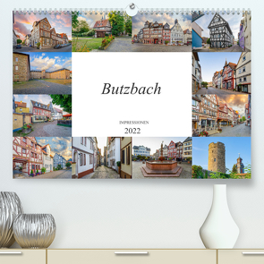 Butzbach Impressionen (Premium, hochwertiger DIN A2 Wandkalender 2022, Kunstdruck in Hochglanz) von Meutzner,  Dirk