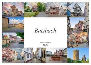 Butzbach Impressionen (Wandkalender 2024 DIN A2 quer), CALVENDO Monatskalender von Meutzner,  Dirk