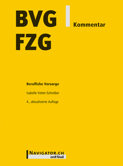 BVG/FZG Kommentar von Vetter-Schreiber,  Isabelle