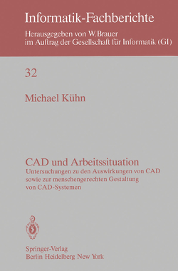 CAD und Arbeitssituation von Kühn,  M