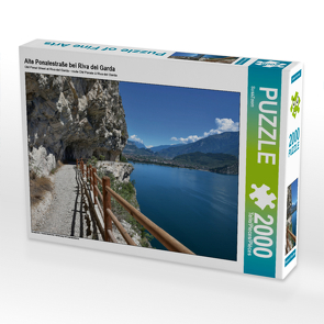 CALVENDO Puzzle Alte Ponalestraße bei Riva del Garda 2000 Teile Lege-Größe 90 x 67 cm Foto-Puzzle Bild von SusaZoom