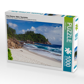 CALVENDO Puzzle Anse Bazarca / Mahe / Seychellen 1000 Teile Lege-Größe 64 x 48 cm Foto-Puzzle Bild von Janita Webeler