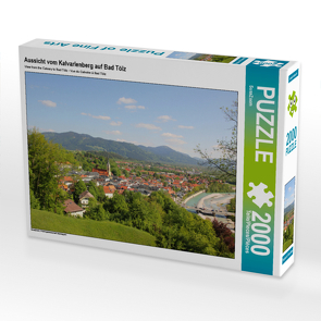 CALVENDO Puzzle Aussicht vom Kalvarienberg auf Bad Tölz 2000 Teile Lege-Größe 90 x 67 cm Foto-Puzzle Bild von SusaZoom