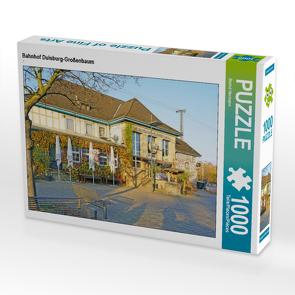 CALVENDO Puzzle Bahnhof Duisburg-Großenbaum 1000 Teile Lege-Größe 64 x 48 cm Foto-Puzzle Bild von Bernd Hermann