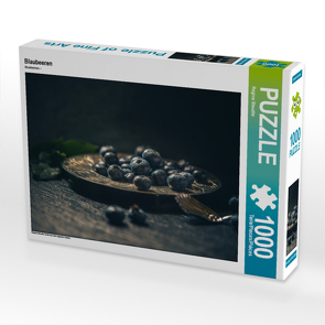 CALVENDO Puzzle Blaubeeren 1000 Teile Lege-Größe 64 x 48 cm Foto-Puzzle Bild von Regina Steudte
