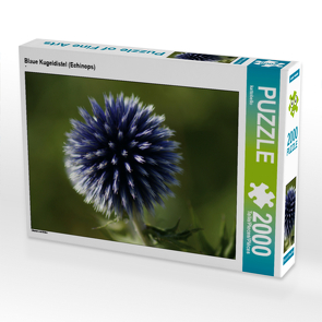 CALVENDO Puzzle Blaue Kugeldistel (Echinops) 2000 Teile Lege-Größe 90 x 67 cm Foto-Puzzle Bild von kattobello