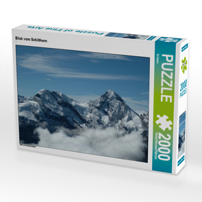 CALVENDO Puzzle Blick vom Schilthorn 2000 Teile Lege-Größe 90 x 67 cm Foto-Puzzle Bild von Schwan