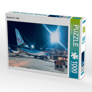 CALVENDO Puzzle Boeing 737, Tuifly 1000 Teile Lege-Größe 64 x 48 cm Foto-Puzzle Bild von aeroTELEGRAPH