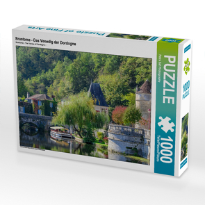 CALVENDO Puzzle Brantome – Das Venedig der Dordogne 1000 Teile Lege-Größe 64 x 48 cm Foto-Puzzle Bild von Petra Saf Photography