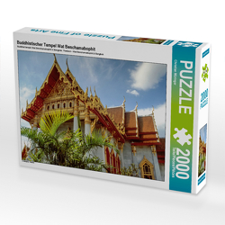 CALVENDO Puzzle Buddhistischer Tempel Wat Benchamabophit 2000 Teile Lege-Größe 90 x 67 cm Foto-Puzzle Bild von Christian Müringer