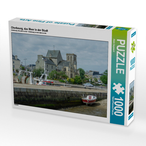 CALVENDO Puzzle Cherbourg, das Meer in der Stadt 1000 Teile Lege-Größe 64 x 48 cm Foto-Puzzle Bild von Alain Gaymard