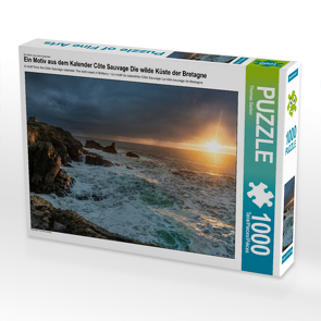 CALVENDO Puzzle Côte Sauvage Die wilde Küste der Bretagne 1000 Teile Lege-Größe 640 x 480 cm Foto-Puzzle Bild von Thomas Gerber