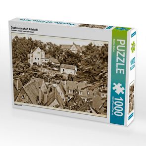 CALVENDO Puzzle Dachlandschaft Altstadt 1000 Teile Lege-Größe 64 x 48 cm Foto-Puzzle Bild von Martina Marten