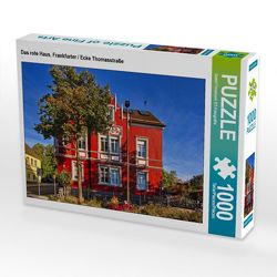 CALVENDO Puzzle Das rote Haus, Frankfurter / Ecke Thomasstraße 1000 Teile Lege-Größe 64 x 48 cm Foto-Puzzle Bild von Detlef Thiemann DT-Fotografie