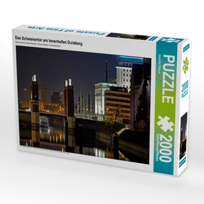 CALVENDO Puzzle Das Schwanentor am Innenhafen Duisburg 2000 Teile Lege-Größe 900 x 670 cm Foto-Puzzle Bild von Joachim Petsch