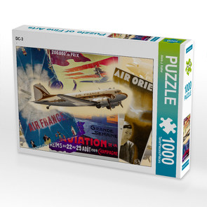 CALVENDO Puzzle DC-3 1000 Teile Lege-Größe 64 x 48 cm Foto-Puzzle Bild von Alois J. Koller