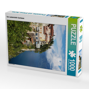 CALVENDO Puzzle Der zauberhafte Gardasee 1000 Teile Lege-Größe 48 x 64 cm Foto-Puzzle Bild von N N