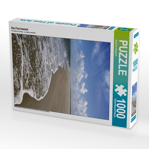 CALVENDO Puzzle Die Flut kommt 1000 Teile Lege-Größe 48 x 64 cm Foto-Puzzle Bild von Susanne Herppich