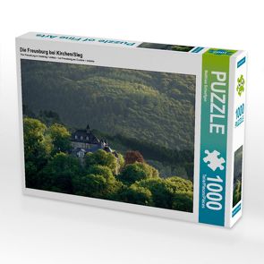 CALVENDO Puzzle Die Freusburg bei Kirchen/Sieg 1000 Teile Lege-Größe 64 x 48 cm Foto-Puzzle Bild von Matthias Schaefgen