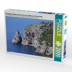 CALVENDO Puzzle Die Klippen bei Morro de Sant Joan in der Nähe von Port de Sóller 2000 Teile Lege-Größe 90 x 67 cm Foto-Puzzle Bild von Holger Felix