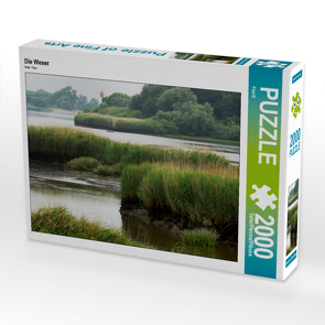 CALVENDO Puzzle Die Weser 2000 Teile Lege-Größe 90 x 67 cm Foto-Puzzle Bild von Flori0