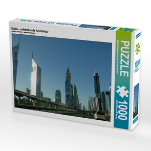 CALVENDO Puzzle Dubai – aufstrebende Archtektur 1000 Teile Lege-Größe 64 x 48 cm Foto-Puzzle Bild von Bild- & Kalenderverlag Monika Müller