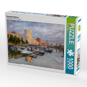 CALVENDO Puzzle Düsseldorf Marina 1000 Teile Lege-Größe 64 x 48 cm Foto-Puzzle Bild von Michael Valjak