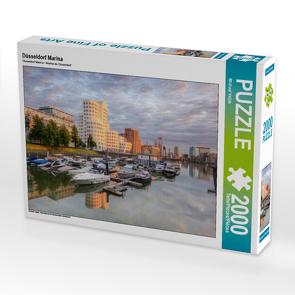 CALVENDO Puzzle Düsseldorf Marina 2000 Teile Lege-Größe 90 x 67 cm Foto-Puzzle Bild von Michael Valjak