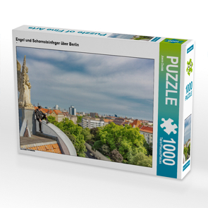 CALVENDO Puzzle Engel und Schornsteinfeger über Berlin 1000 Teile Lege-Größe 64 x 48 cm Foto-Puzzle Bild von Joern Dudek