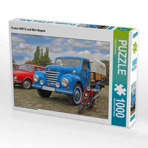 CALVENDO Puzzle Framo V901/2 und Mini Moped 1000 Teile Lege-Größe 64 x 48 cm Foto-Puzzle Bild von Beate Bussenius