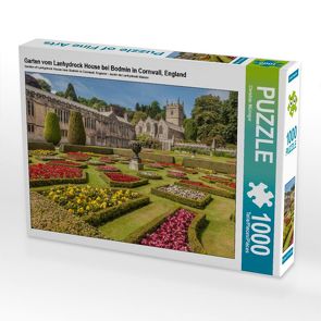 CALVENDO Puzzle Garten vom Lanhydrock House bei Bodmin in Cornwall, England 1000 Teile Lege-Größe 64 x 48 cm Foto-Puzzle Bild von Christian Müringer