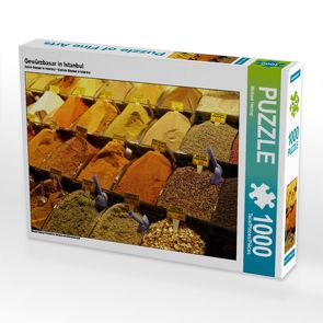 CALVENDO Puzzle Gewürzbasar in Istanbul 1000 Teile Lege-Größe 64 x 48 cm Foto-Puzzle Bild von Michael Herzog