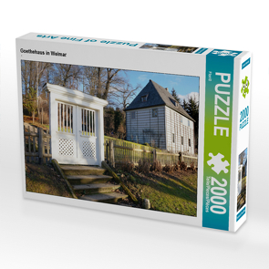 CALVENDO Puzzle Goethehaus in Weimar 2000 Teile Lege-Größe 90 x 67 cm Foto-Puzzle Bild von Flori0