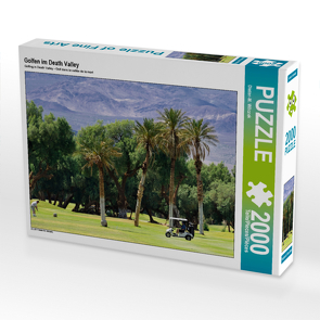 CALVENDO Puzzle Golfen im Death Valley 2000 Teile Lege-Größe 90 x 67 cm Foto-Puzzle Bild von Dieter-M. Wilczek