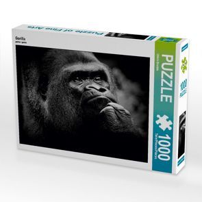 CALVENDO Puzzle Gorilla 1000 Teile Lege-Größe 64 x 48 cm Foto-Puzzle Bild von Ulrich Brodde von Brodde,  Ulrich