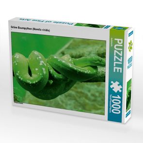 CALVENDO Puzzle Grüne Baumpython (Morelia viridis) 1000 Teile Lege-Größe 64 x 48 cm Foto-Puzzle Bild von kattobello