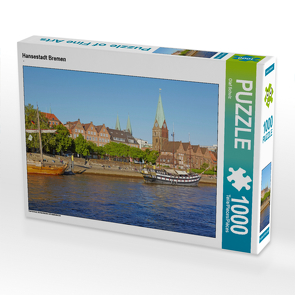 CALVENDO Puzzle Hansestadt Bremen 1000 Teile Lege-Größe 64 x 48 cm Foto-Puzzle Bild von Olaf Schulz