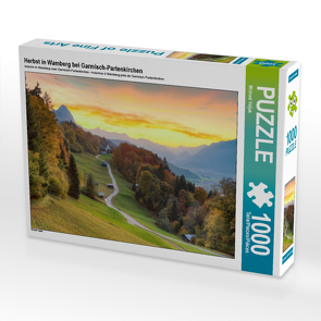 CALVENDO Puzzle Herbst in Wamberg bei Garmisch-Partenkirchen 1000 Teile Lege-Größe 64 x 48 cm Foto-Puzzle Bild von Michael Valjak